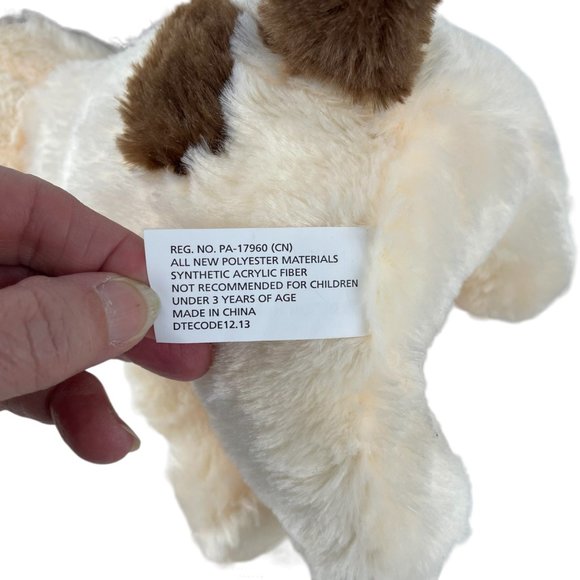 Homer Limited Edition Habitat Dog Plush Cream Brown 10" Stuffed Animal Toy - Picture 7 of 7